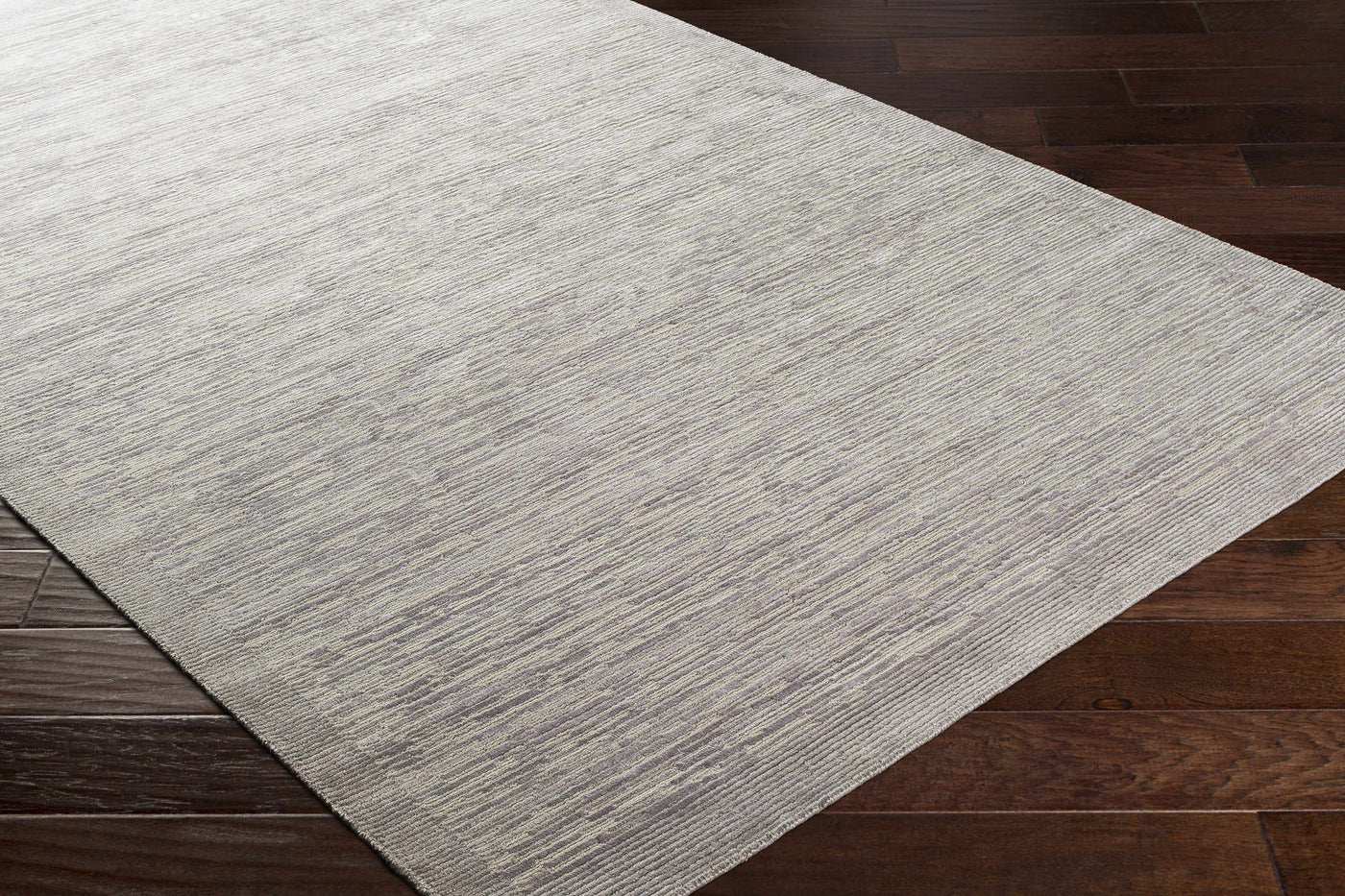 Mardi Silver Premium Wool&Silk Area Rug - Clearance by Boutique Rugs