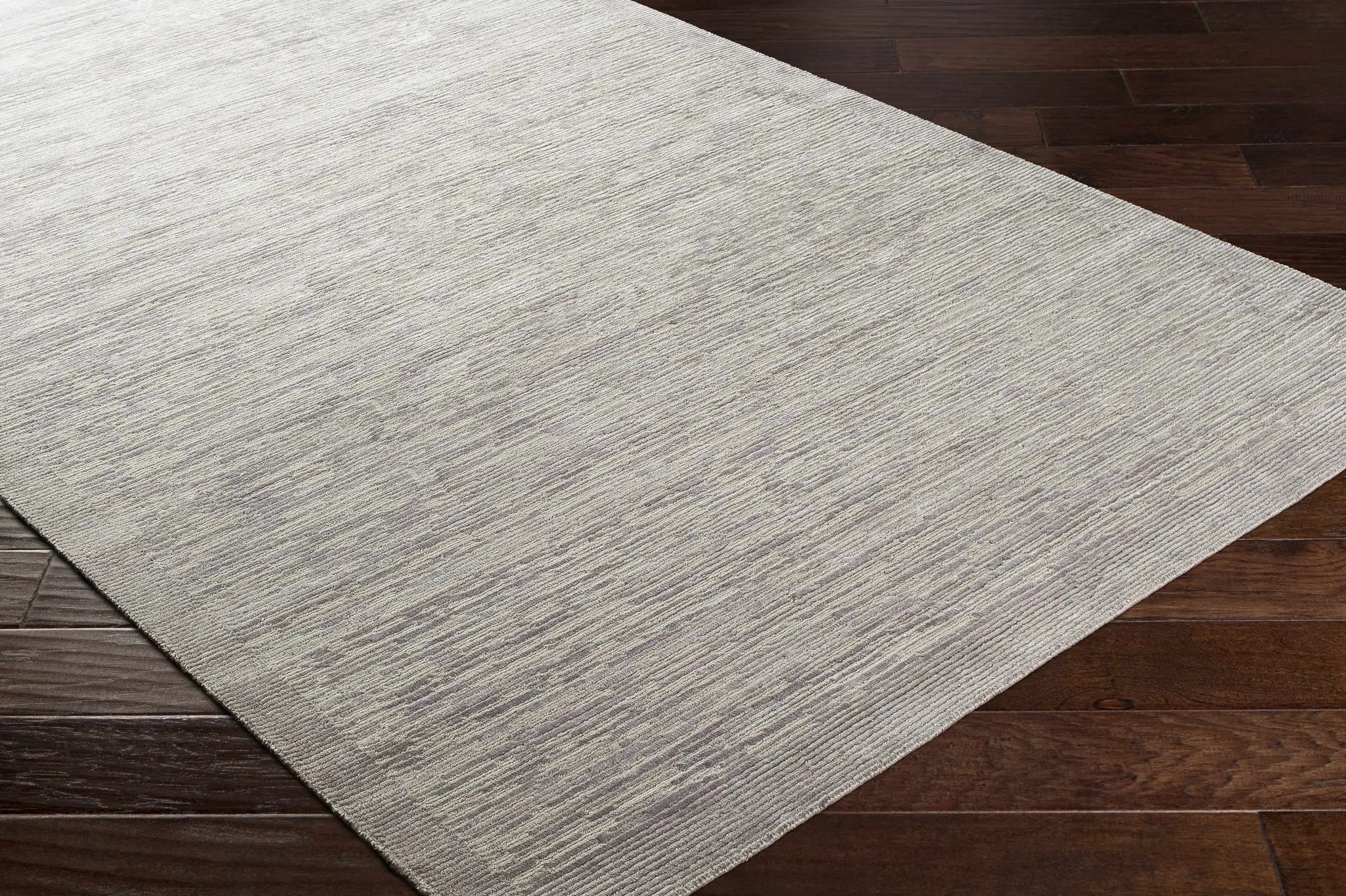 Mardi Silver Premium Wool&Silk Area Rug - Clearance by Boutique Rugs