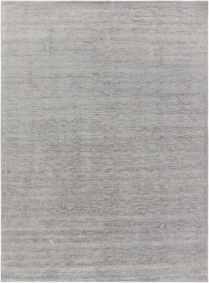Mardi Silver Premium Wool&Silk Area Rug - Clearance by Boutique Rugs