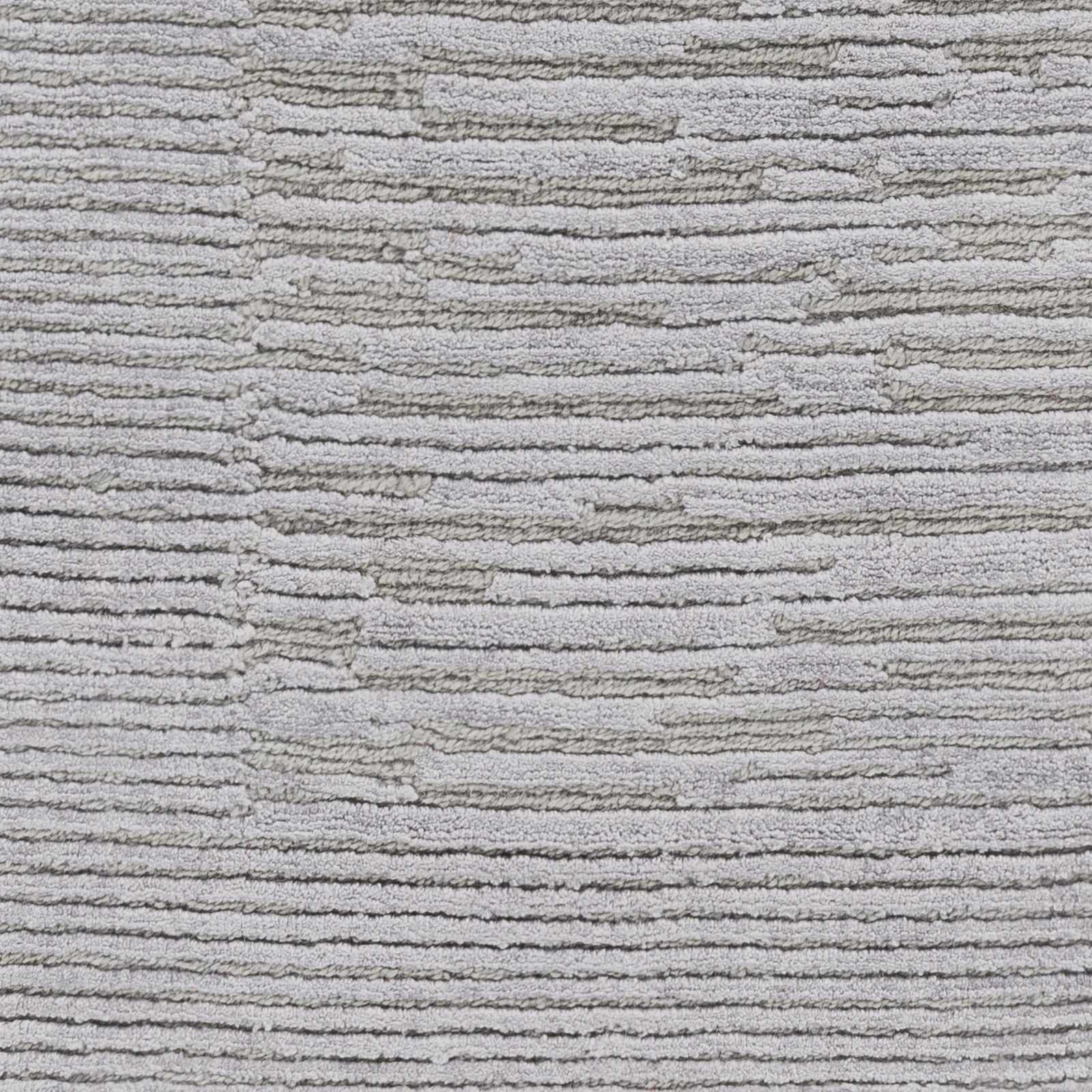 Mardi Silver Premium Wool&Silk Area Rug - Clearance by Boutique Rugs