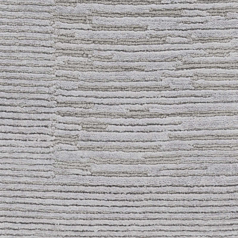 Mardi Silver Premium Wool&Silk Area Rug - Clearance by Boutique Rugs