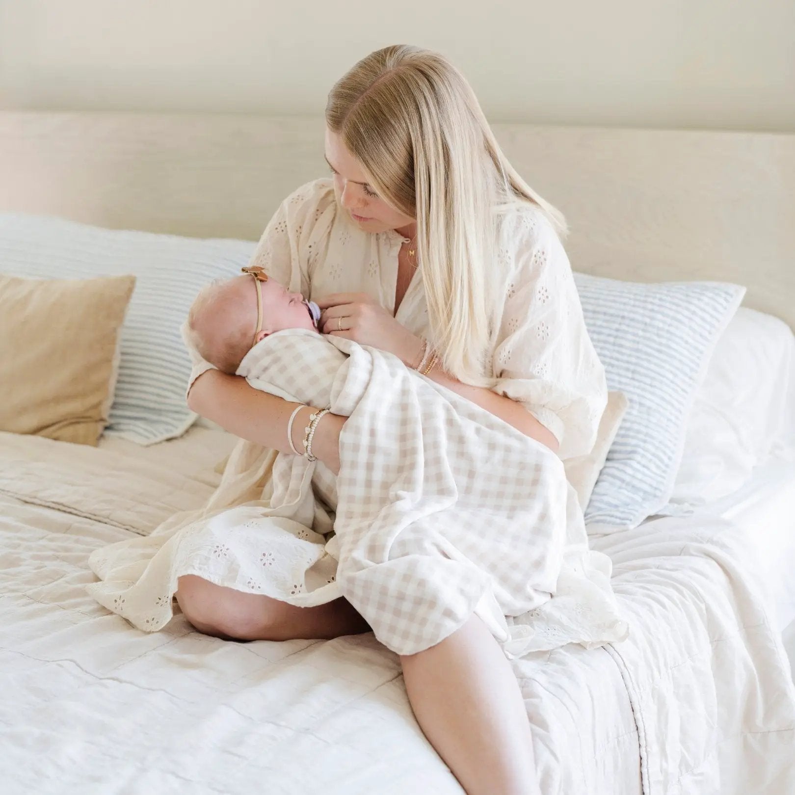 Minky Stretch Luxe Swaddle Blanket by HouseOfZazla