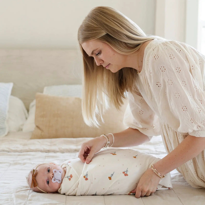 Minky Stretch Luxe Swaddle Blanket by HouseOfZazla