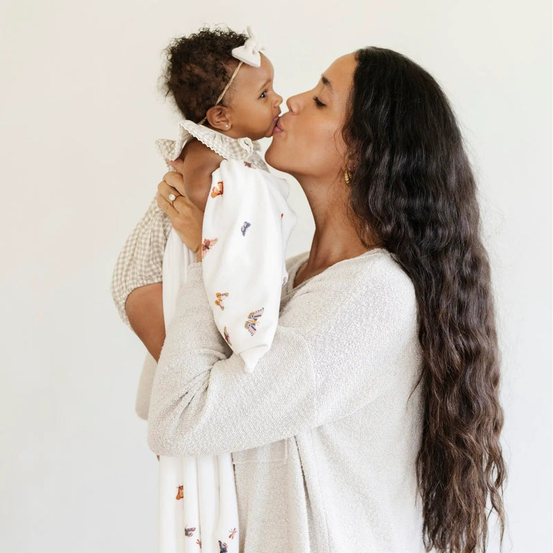 Minky Stretch Luxe Swaddle Blanket by HouseOfZazla
