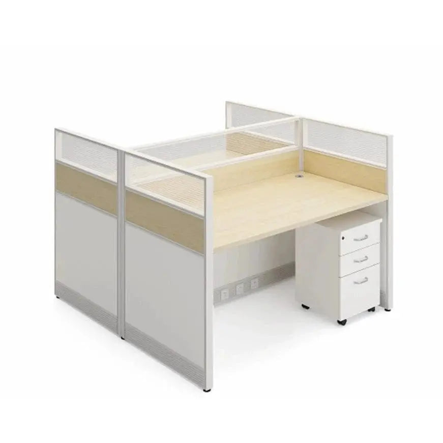 Corven · Straight Workstation Cubicle, White by Arc Grove