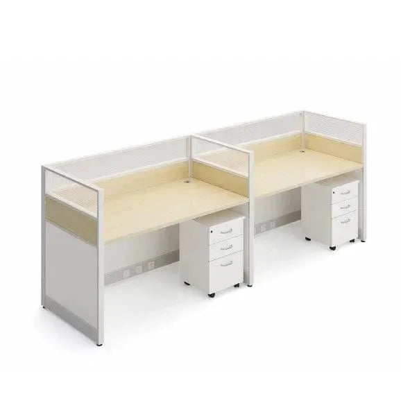 Corven · Straight Workstation Cubicle, White by Arc Grove