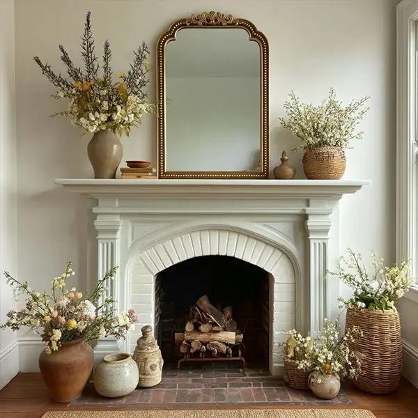 Antique Inspired Ornate Gold Mirror by Decor Steals