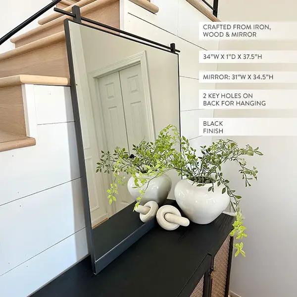 Large Soho Rectangular Mirror by Decor Steals