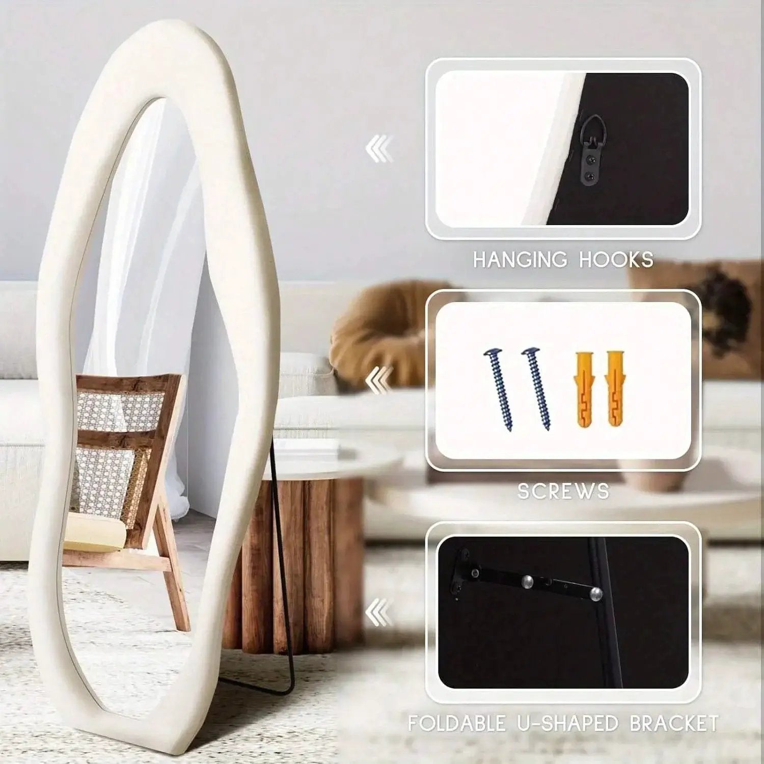 Mirror - Modern Wood Full-Length by House Of Avana