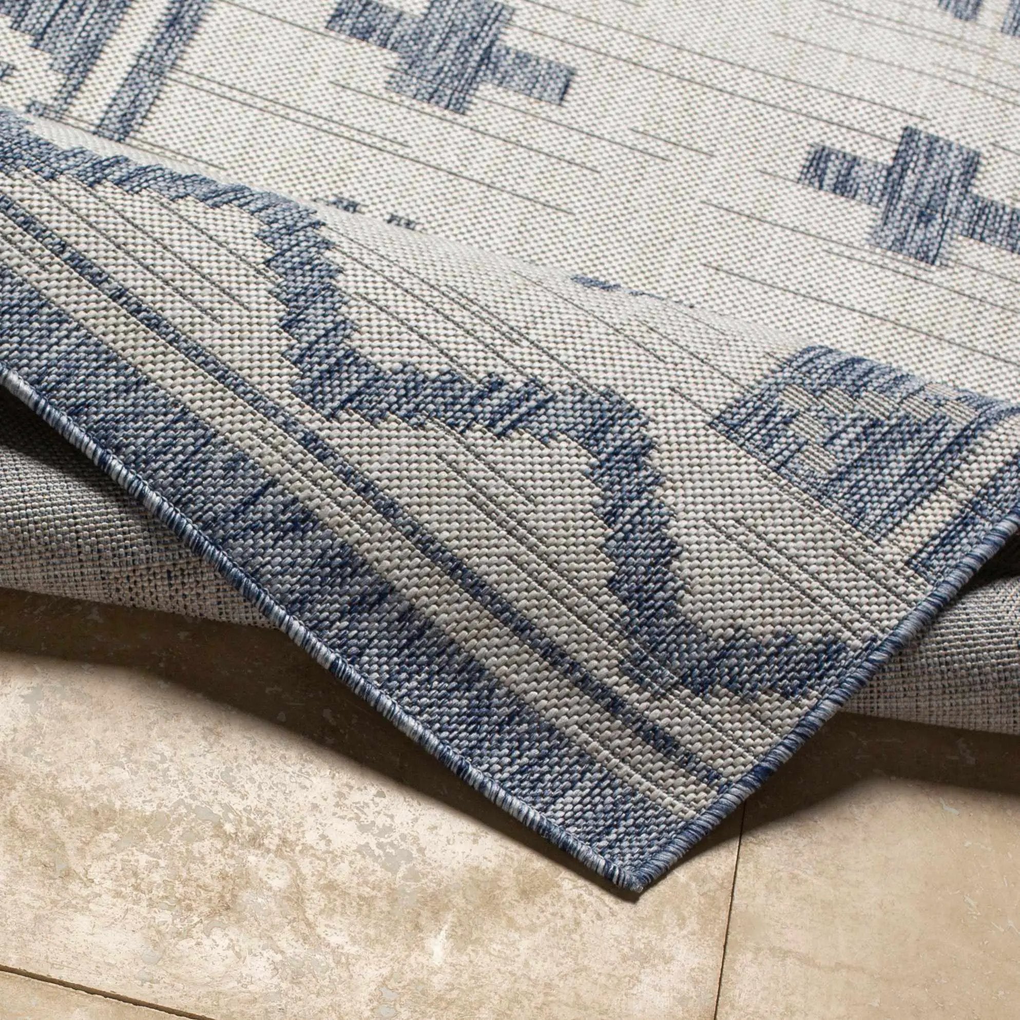 Mangoso Gray Outdoor Area Rug - Clearance by Boutique Rugs
