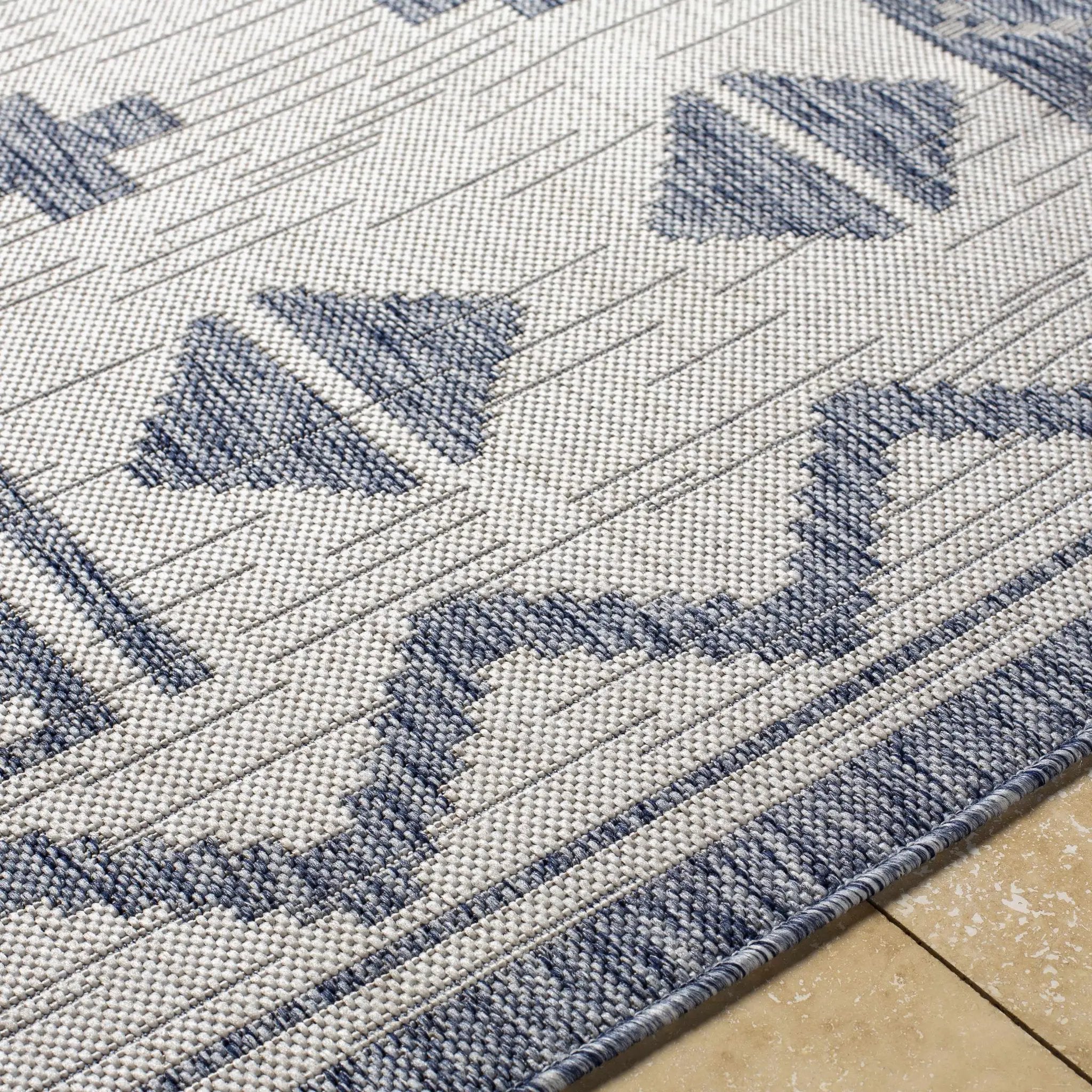 Mangoso Gray Outdoor Area Rug - Clearance by Boutique Rugs