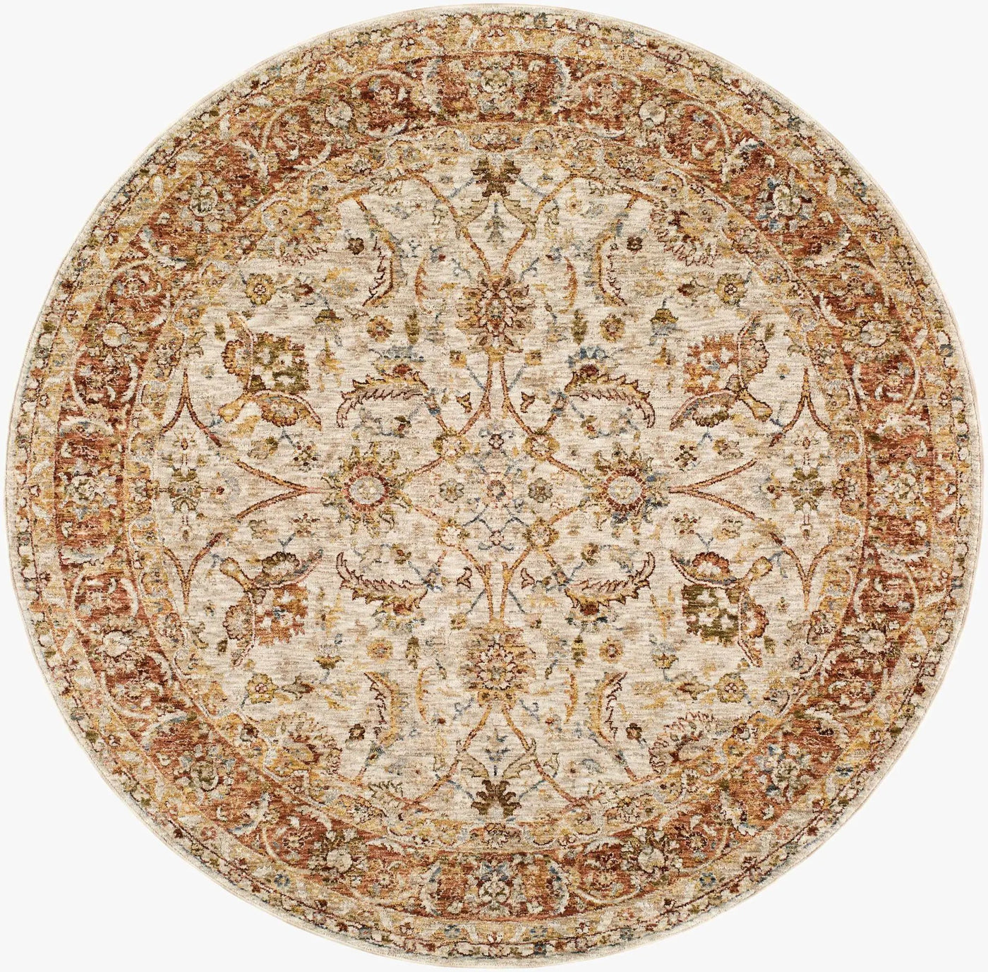 Dyan Cream Textured Rug with Fringes by Boutique Rugs