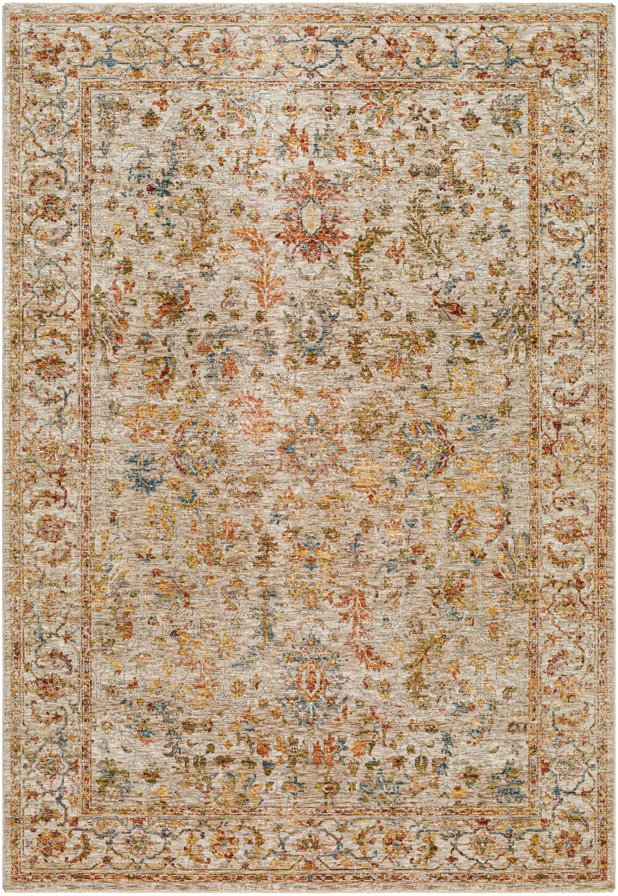Asabi Tan Textured Rug with Fringes by Boutique Rugs