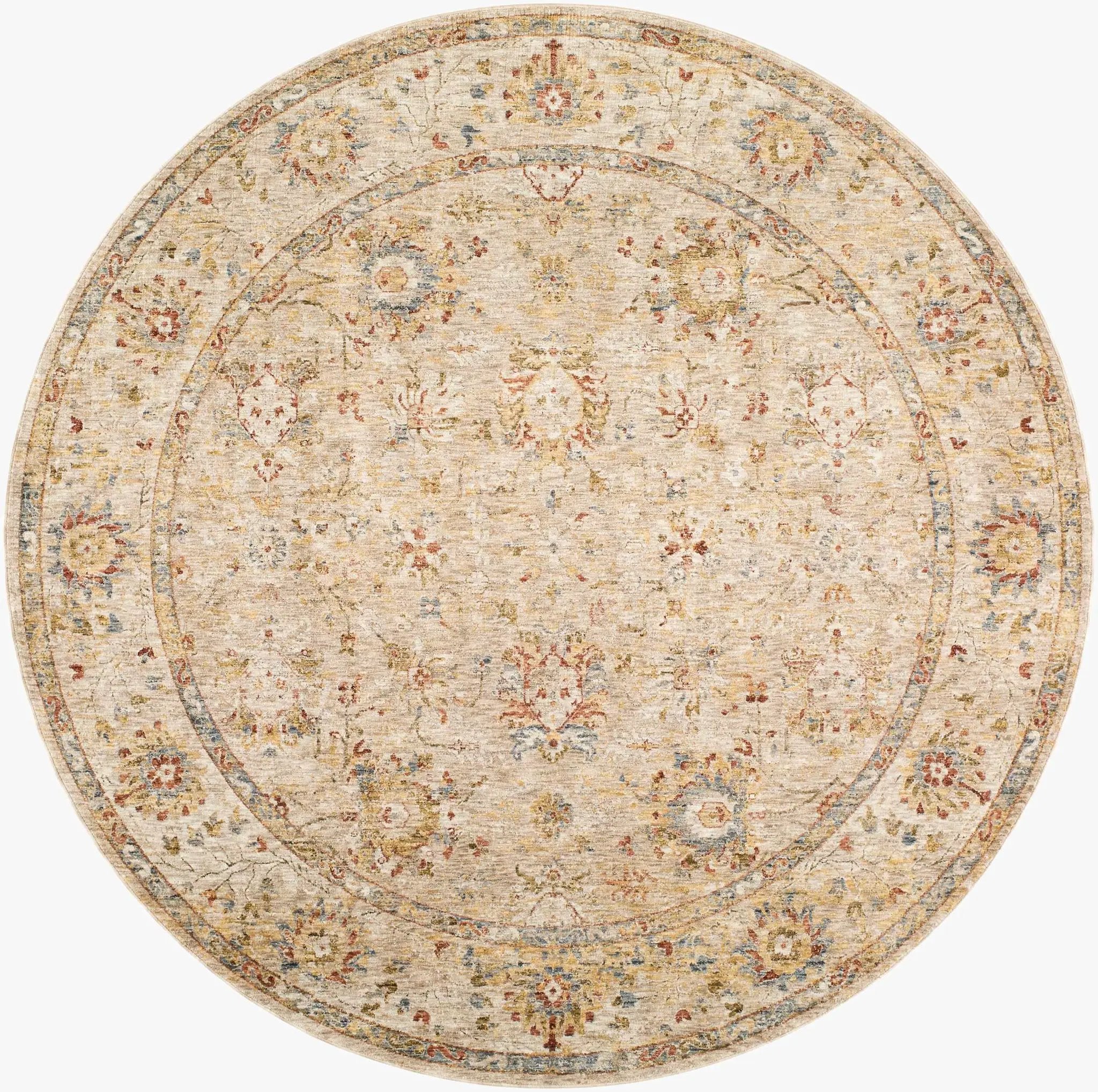 Duong Beige Textured Rug with Fringes by Boutique Rugs