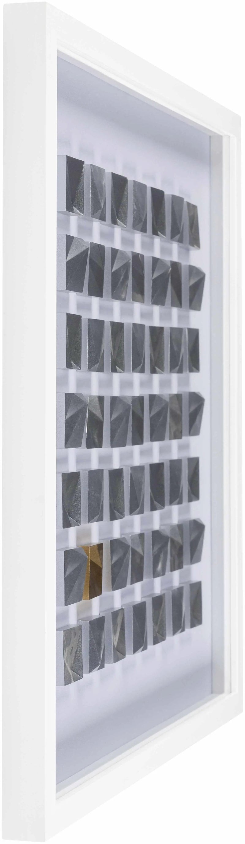 Mountainaire Silver Facet Wall Art - Clearance by Boutique Rugs