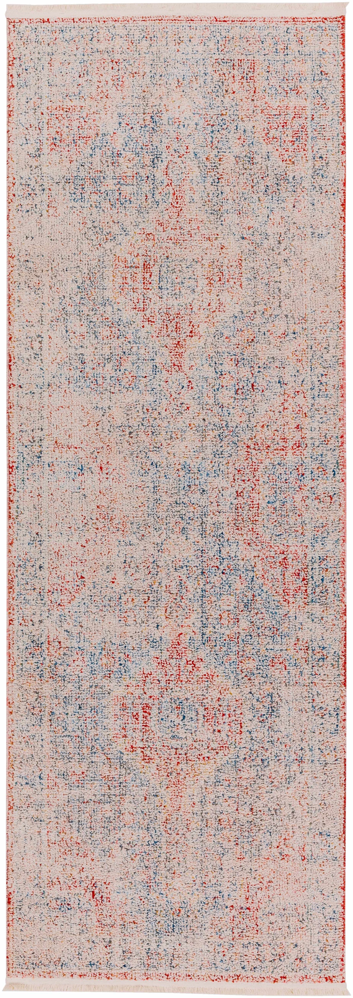 Akio Red & Blue Area Rug - Clearance by Boutique Rugs