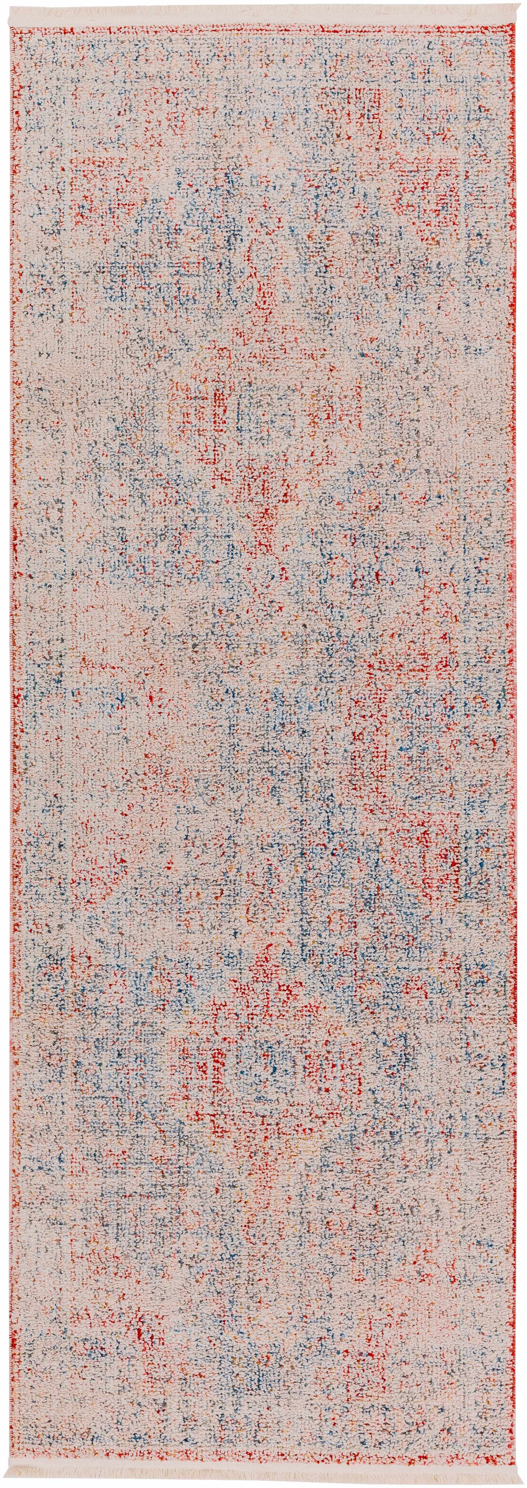 Akio Red & Blue Area Rug - Clearance by Boutique Rugs