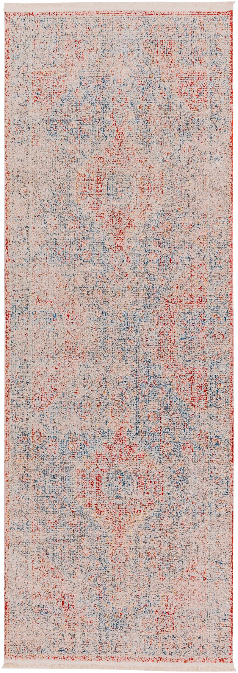 Akio Red & Blue Area Rug - Clearance by Boutique Rugs