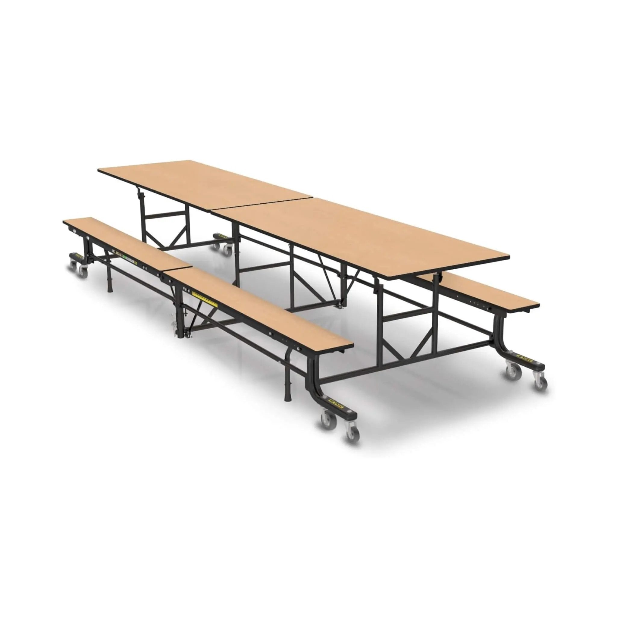 Mobile School Cafeteria Table With Benches And Lift Assist System (SAK39215) by SAKSBY WHOLESALE