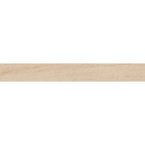 Moca Natural Honed Bullnose Limestone Look Porcelain Base 3x24