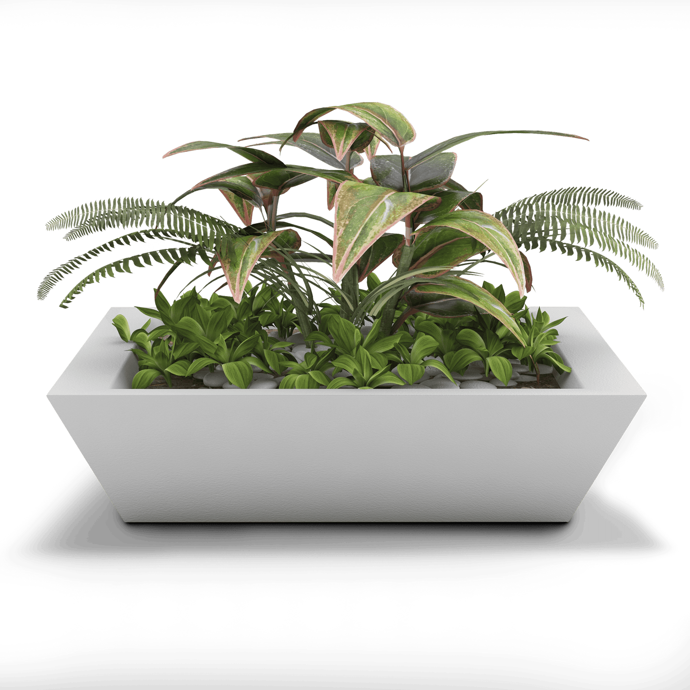 Newport Outdoor Shallow Planter by ModaConcrete - Direct source for architectural and precast concrete