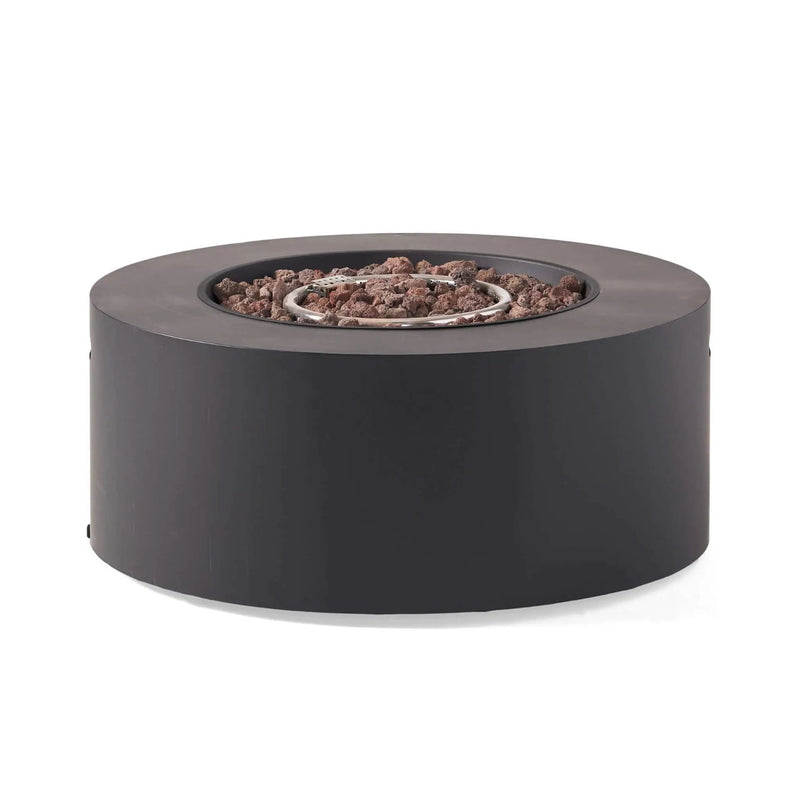 Alora Modern 32-Inch 40K BTU Round Iron Propane Fire Pit (SAK29102) by SAKSBY WHOLESALE