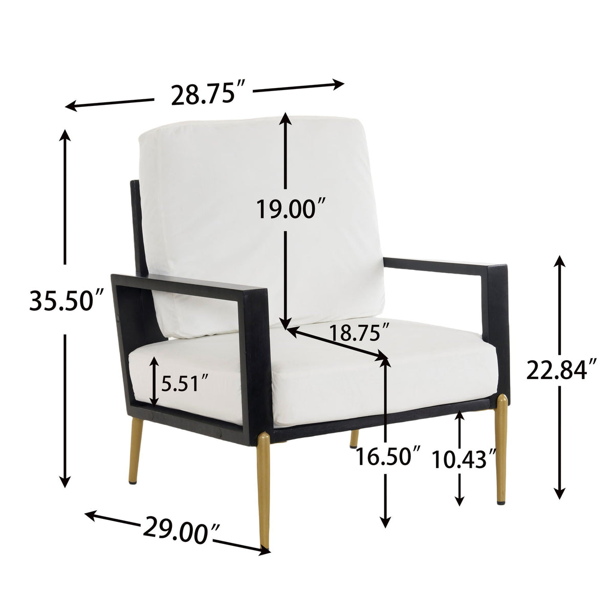 Modern Armchair With Solid Wood Frame and Adjustable Backrest - White or Light Blue, photo 3 of 8