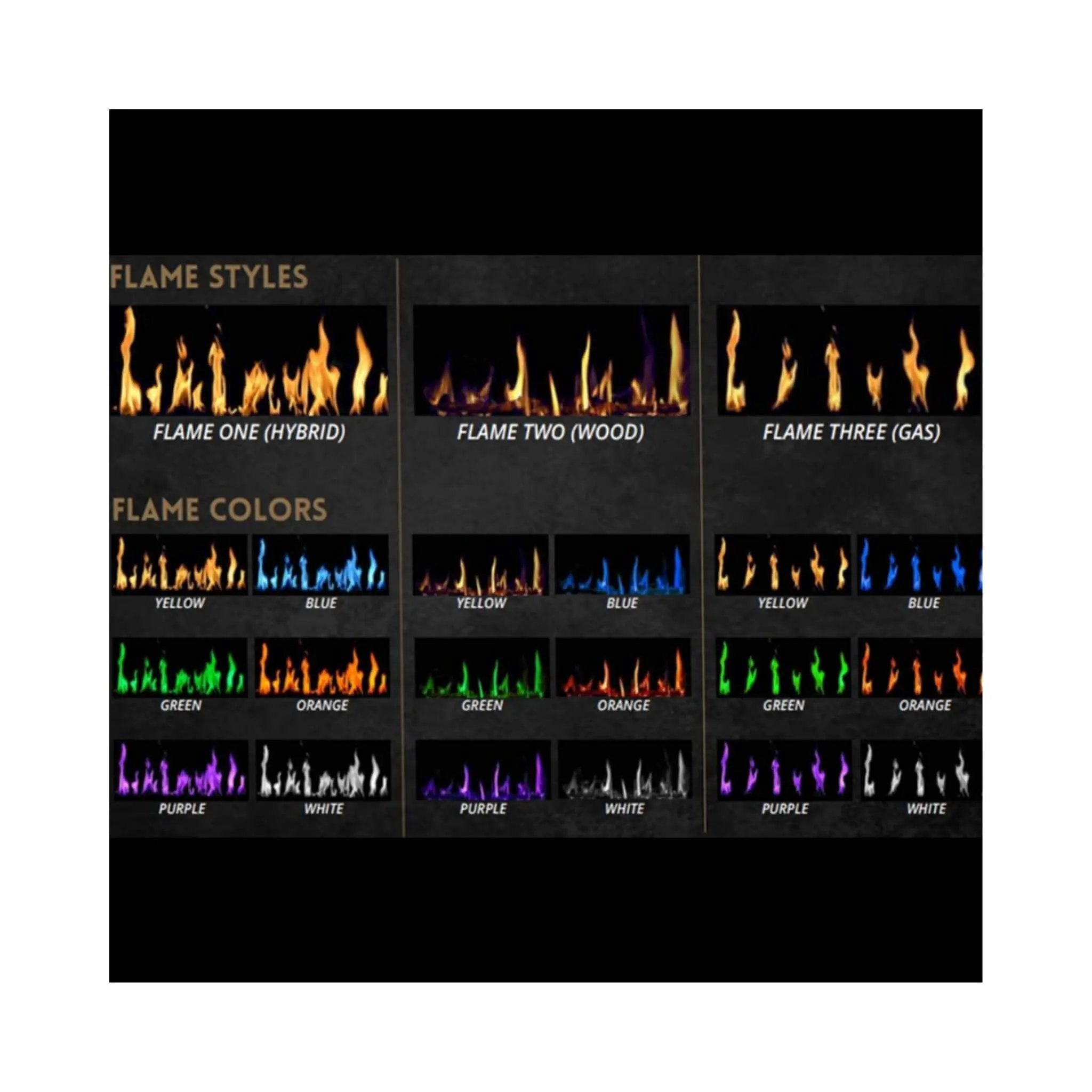 Modern Flames Orion Multi 52-Inch Heliovision Multi-View Electric Fireplace [OR52-MULTI] (SAK92056) by SAKSBY WHOLESALE
