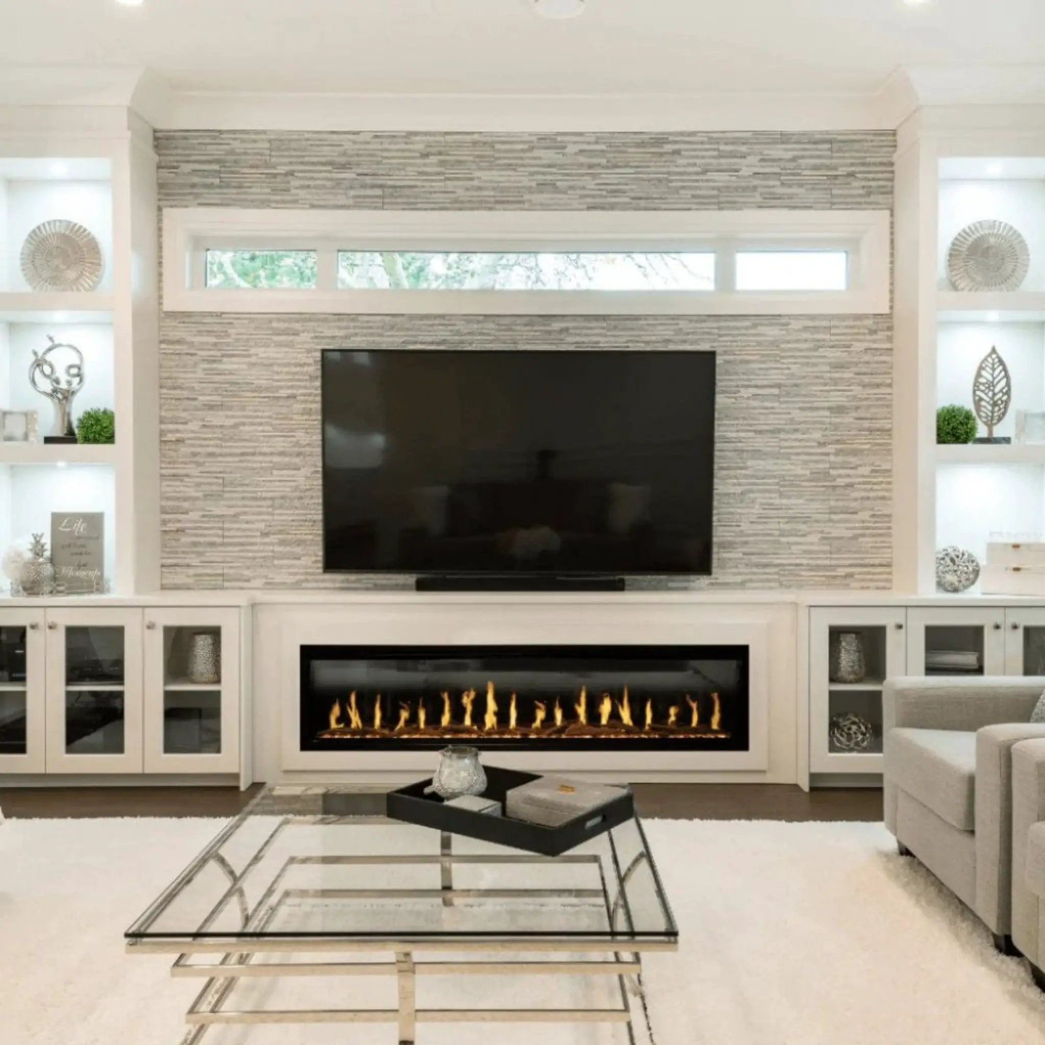 Modern Flames Orion Slim 100-Inch Heliovision Single-Sided Fireplace [OR100-SLIM] (SAK95432) by SAKSBY WHOLESALE