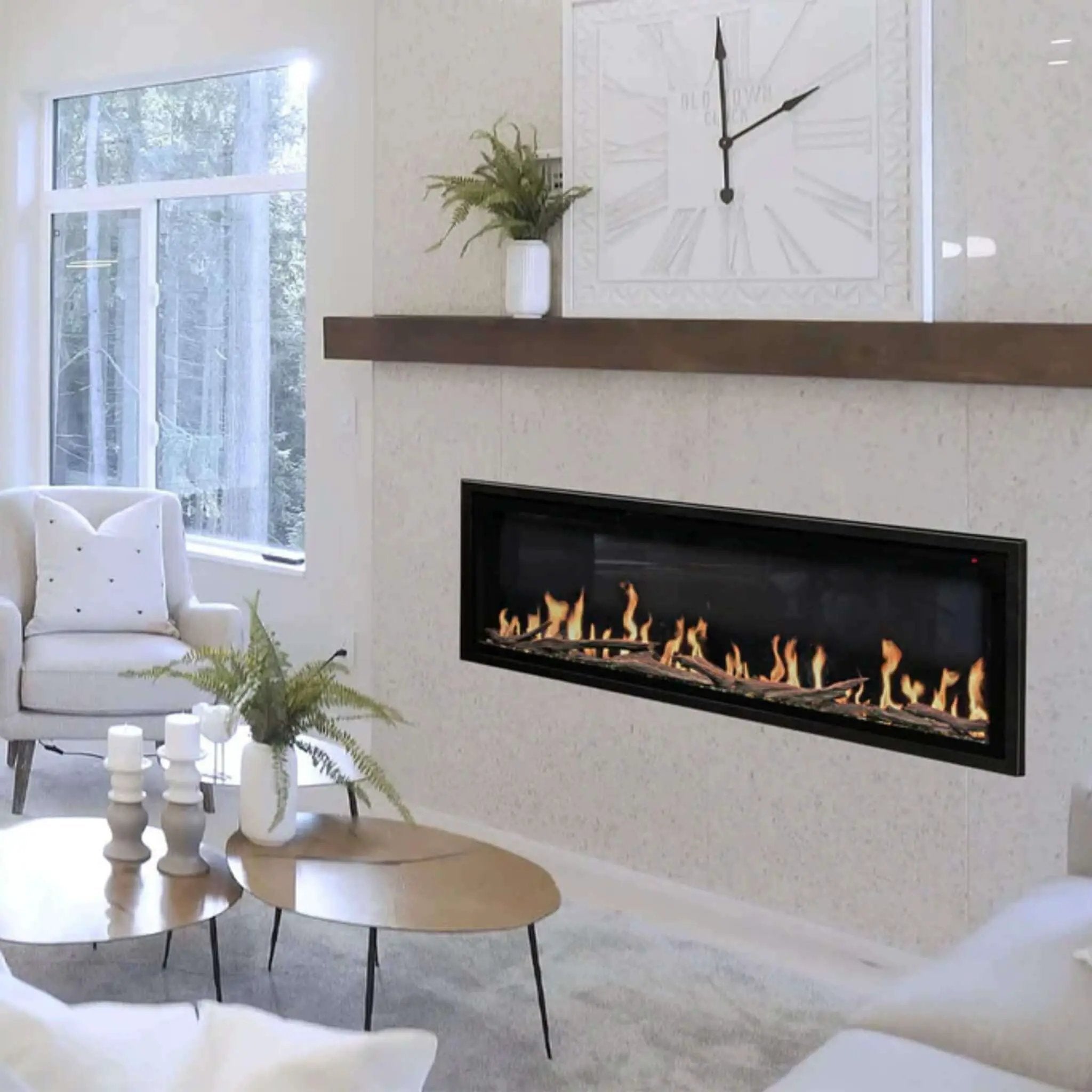 Modern Flames Orion Slim 100-Inch Heliovision Single-Sided Fireplace [OR100-SLIM] (SAK95432) by SAKSBY WHOLESALE