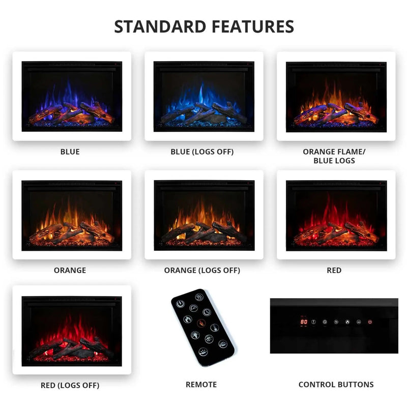 Modern Flames Redstone 42-Inch Built-In Traditional Electric Fireplace [RS-4229] (SAK97326) by SAKSBY WHOLESALE
