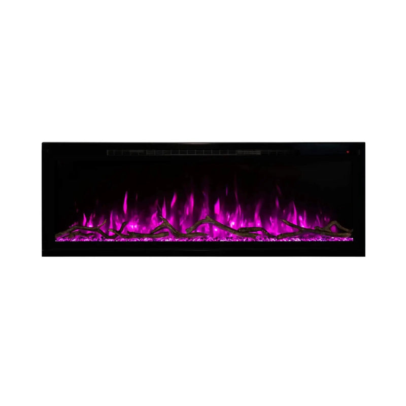 Modern Flames Spectrum Slimline 50-Inch Wall Mount Linear Electric Fireplace [SPS-50B] (SAK69230) by SAKSBY WHOLESALE