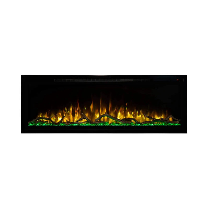Modern Flames Spectrum Slimline 50-Inch Wall Mount Linear Electric Fireplace [SPS-50B] (SAK69230) by SAKSBY WHOLESALE