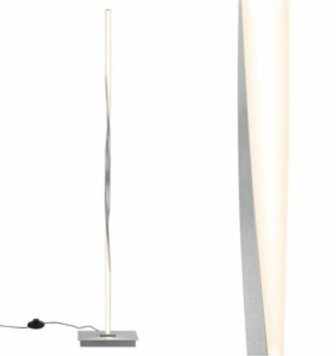 Modern LED Floor Lamp for Living Room Bright Lighting - 48" Tall Light-Dimmable by Outdoor Solar Outlet