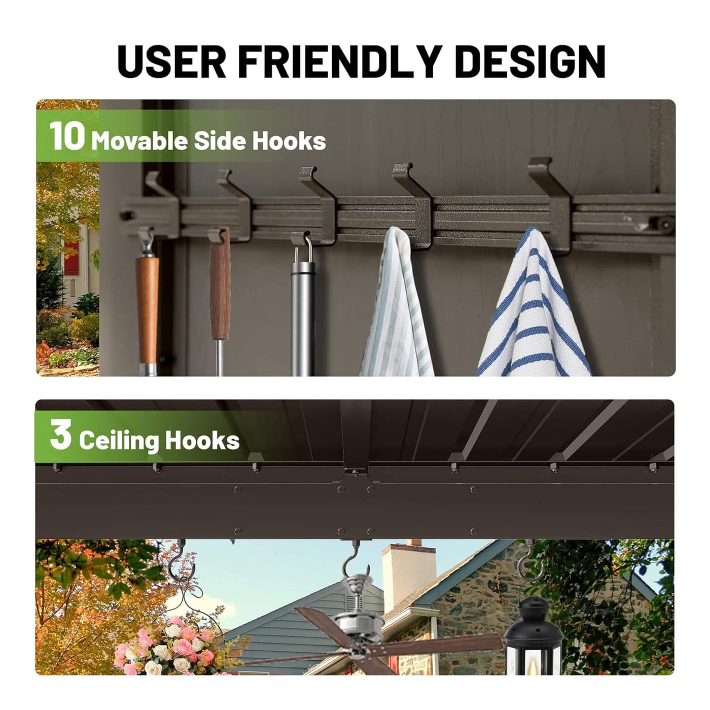 [09X10FT] Alora Modern Slanted Hardtop Alloy Steel Grill Gazebo (SAK32687) by SAKSBY WHOLESALE