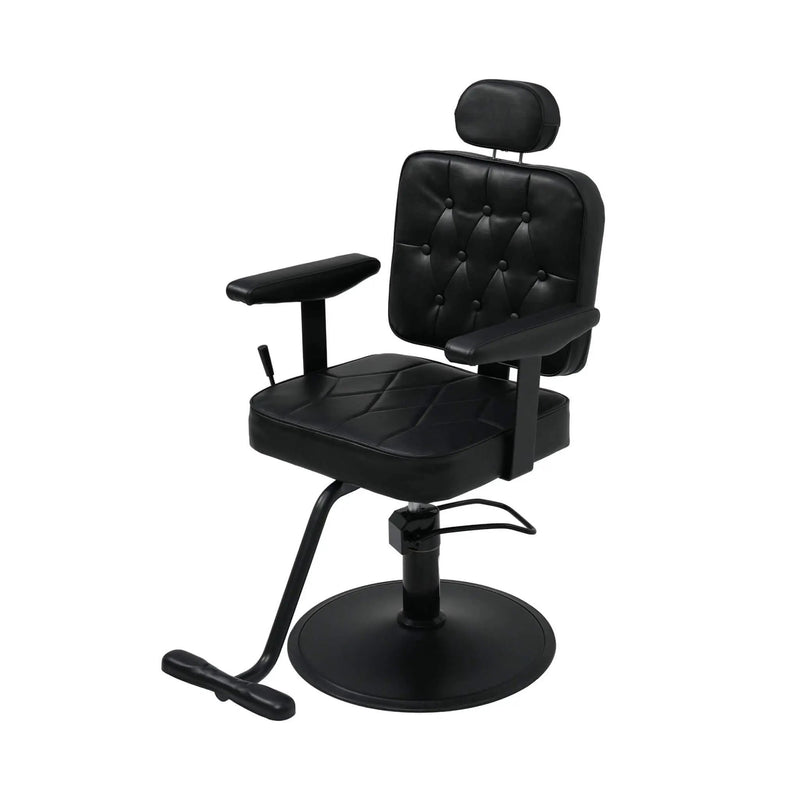 Modern Vintage Hydraulic PU Leather Reclining Barber Chair (SAK59102) by SAKSBY WHOLESALE