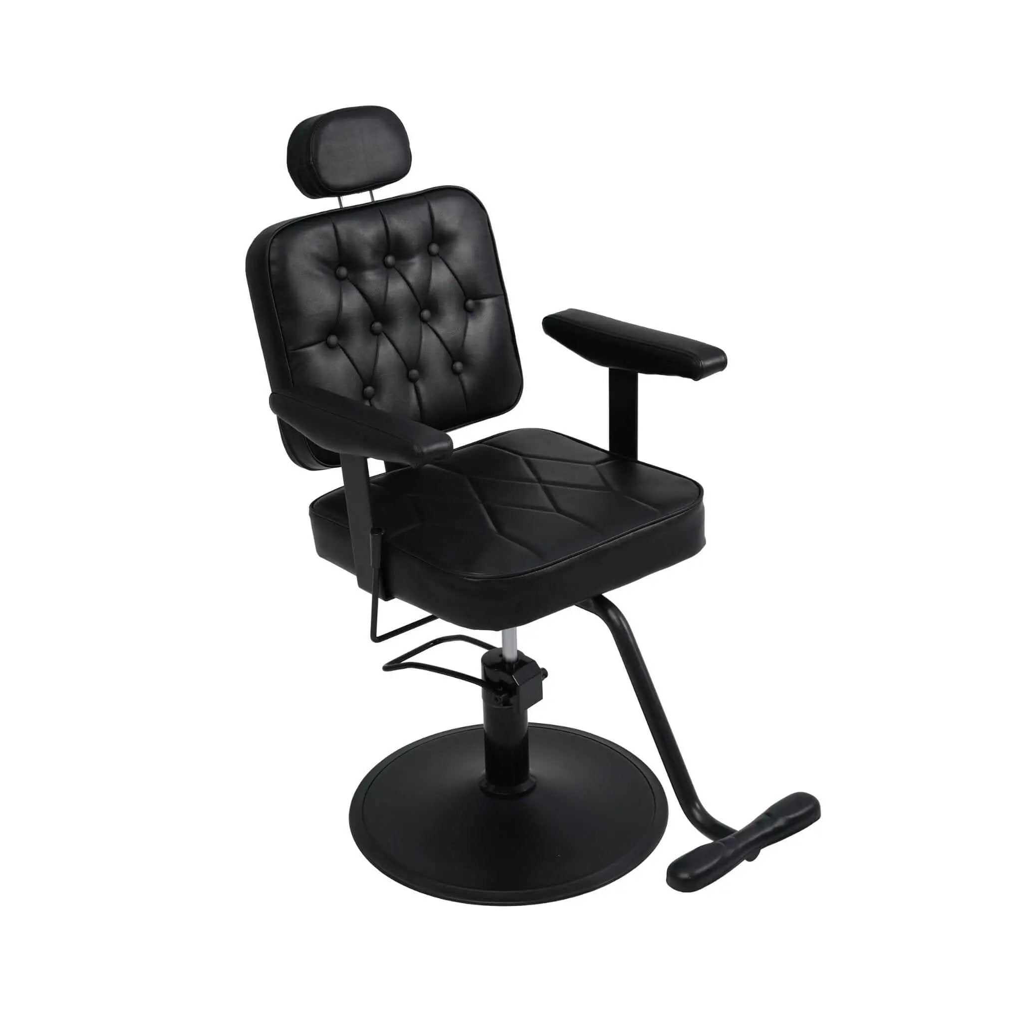 Modern Vintage Hydraulic PU Leather Reclining Barber Chair (SAK59102) by SAKSBY WHOLESALE