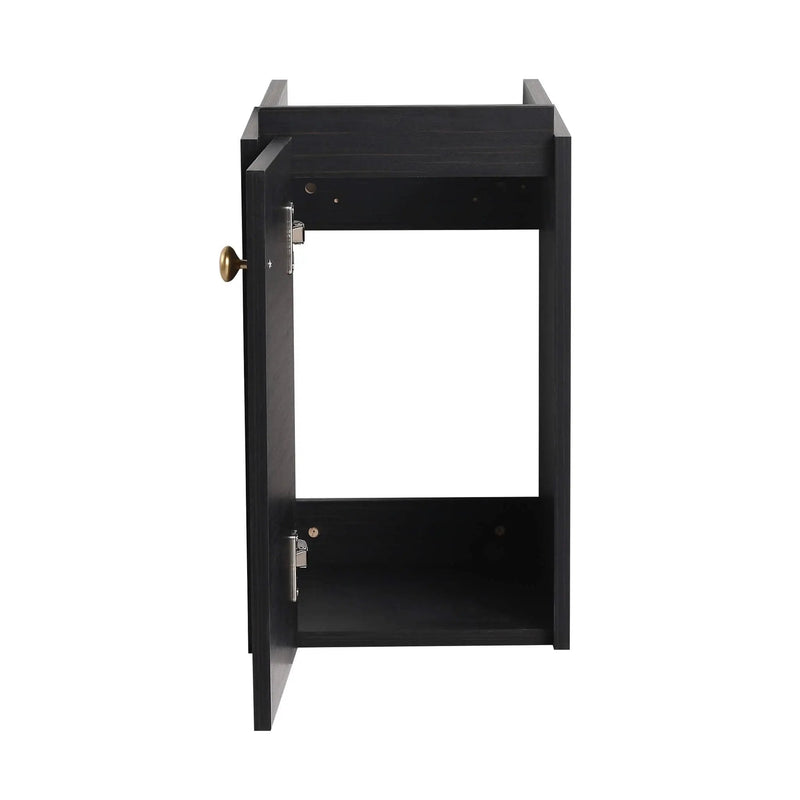Nuvia Modern Wall-Mounted Bathroom Vanity With Ceramic Sink And Soft Close Door (SAK05214) by SAKSBY WHOLESALE
