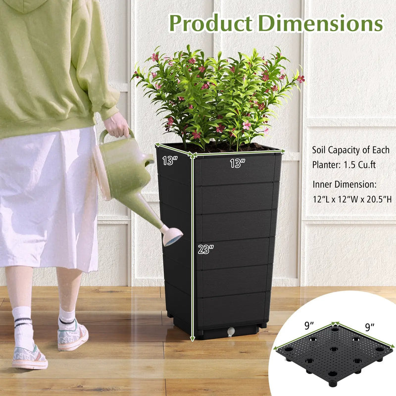 Modern Flower Planter for Front Porch and Lobby by DirectDeals