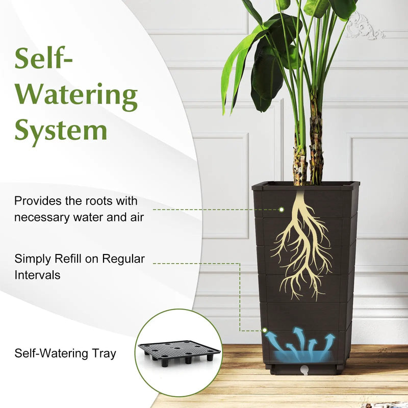 Modern Flower Planter for Front Porch and Lobby by DirectDeals