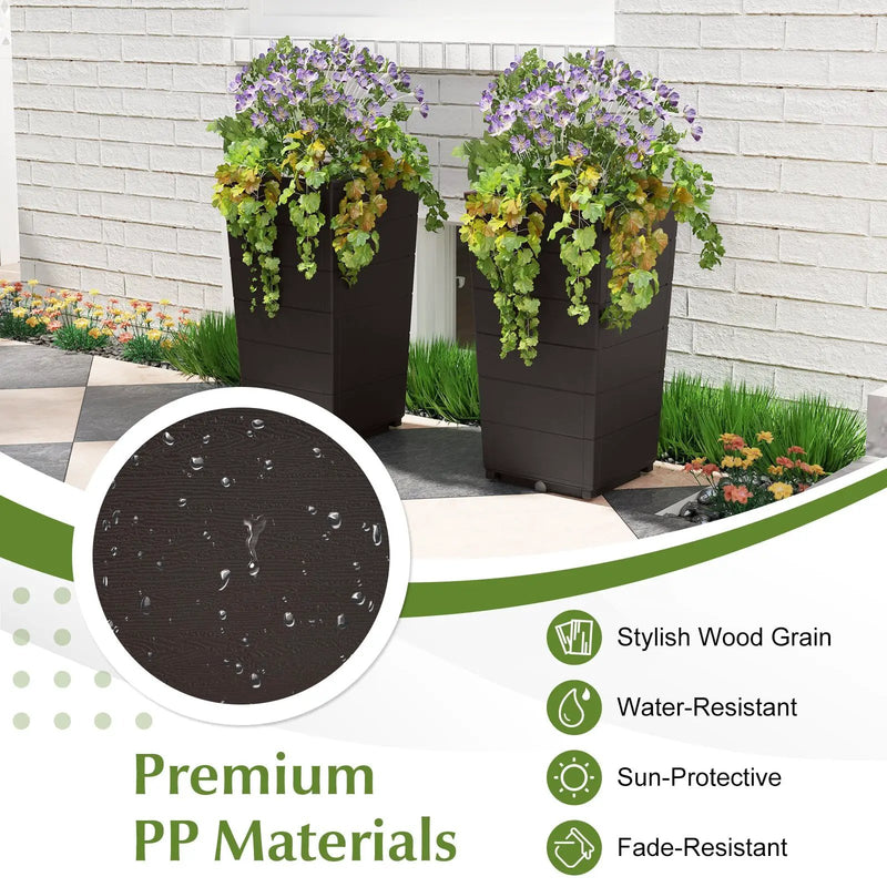 Modern Flower Planter for Front Porch and Lobby by DirectDeals