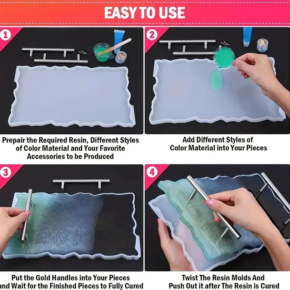 Mold - Rectangular Silicone with Handles by House Of Avana