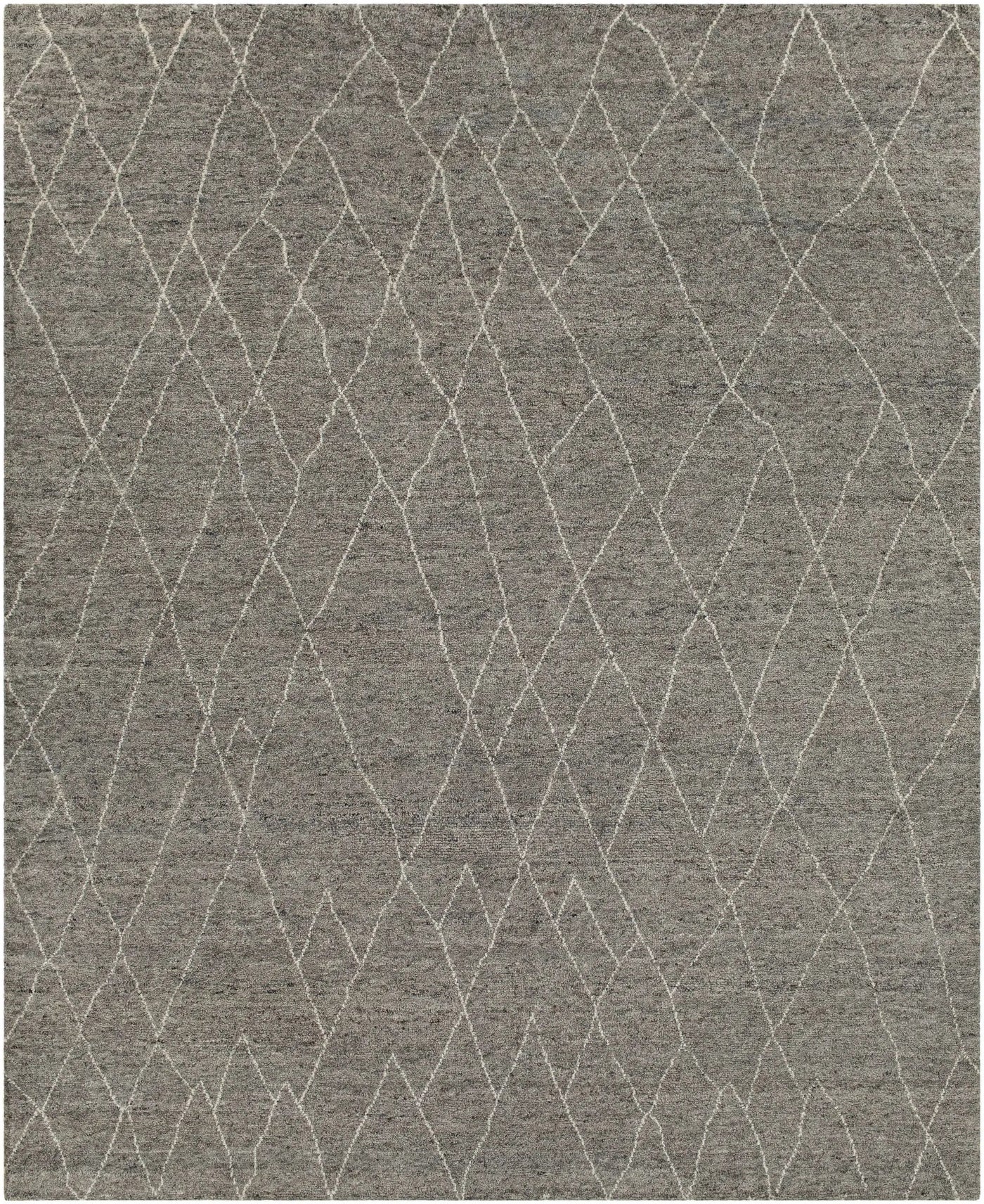 Molugan Gray Premium Wool Rug - Clearance by Boutique Rugs
