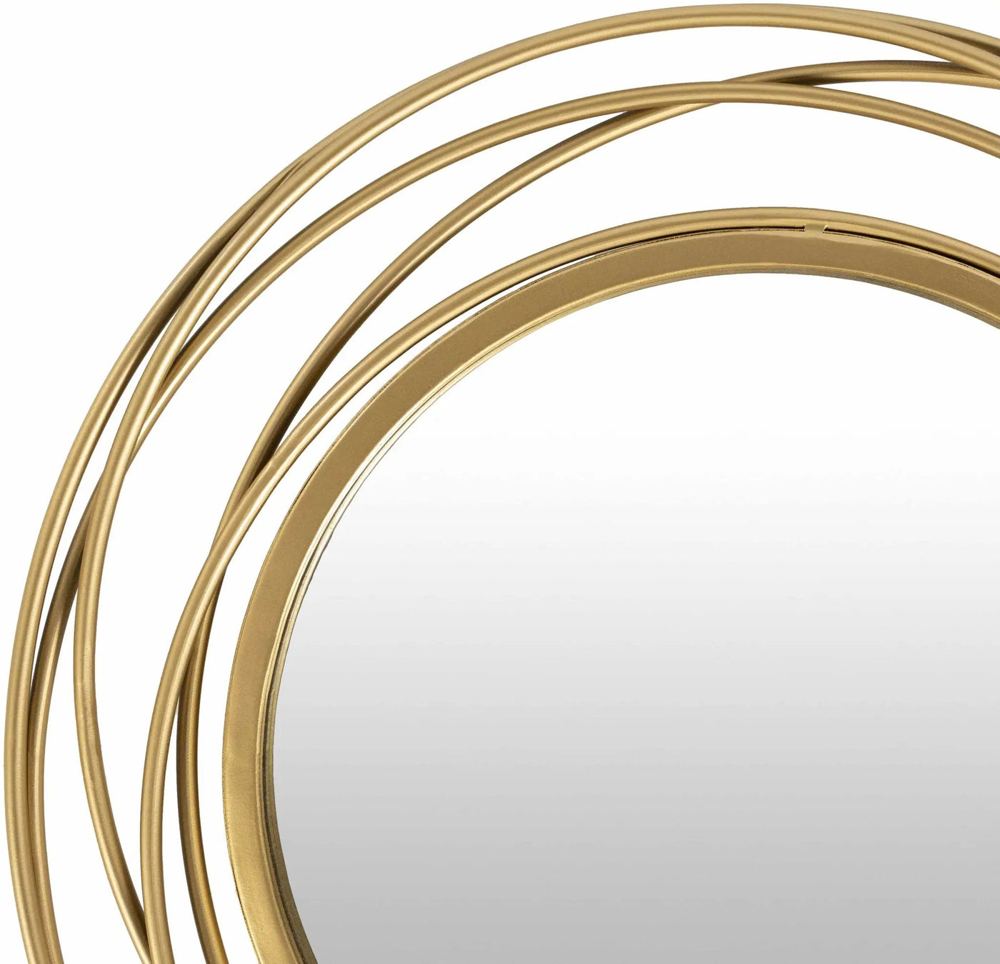 Monamon Round Rattan Mirror by Boutique Rugs