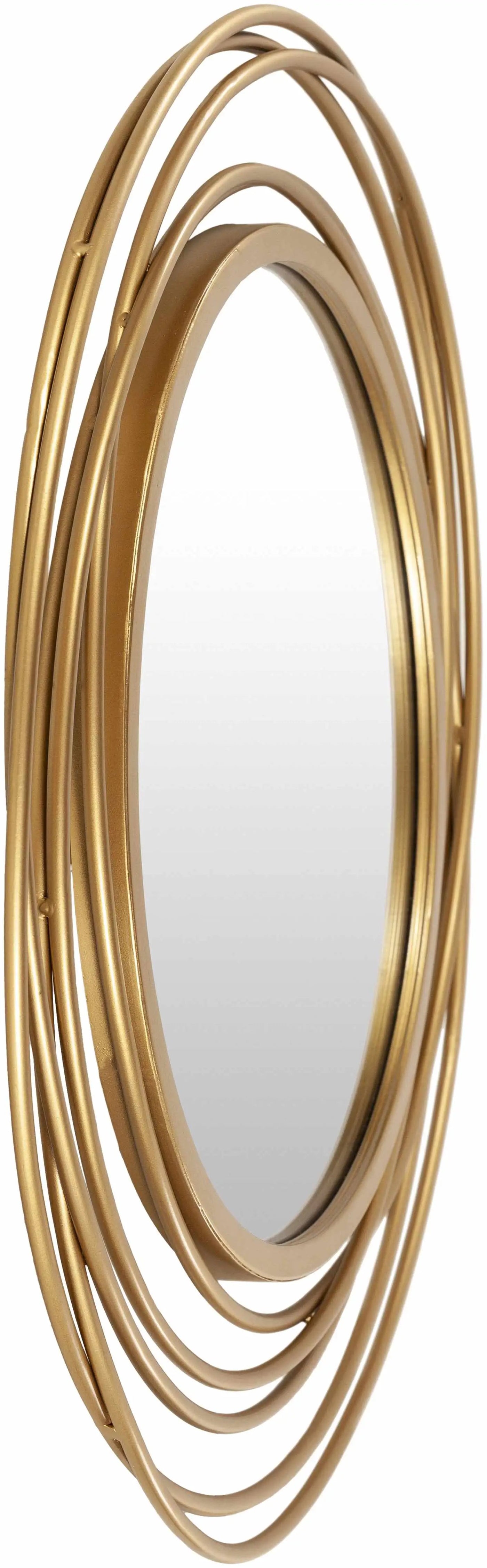 Monamon Round Rattan Mirror by Boutique Rugs