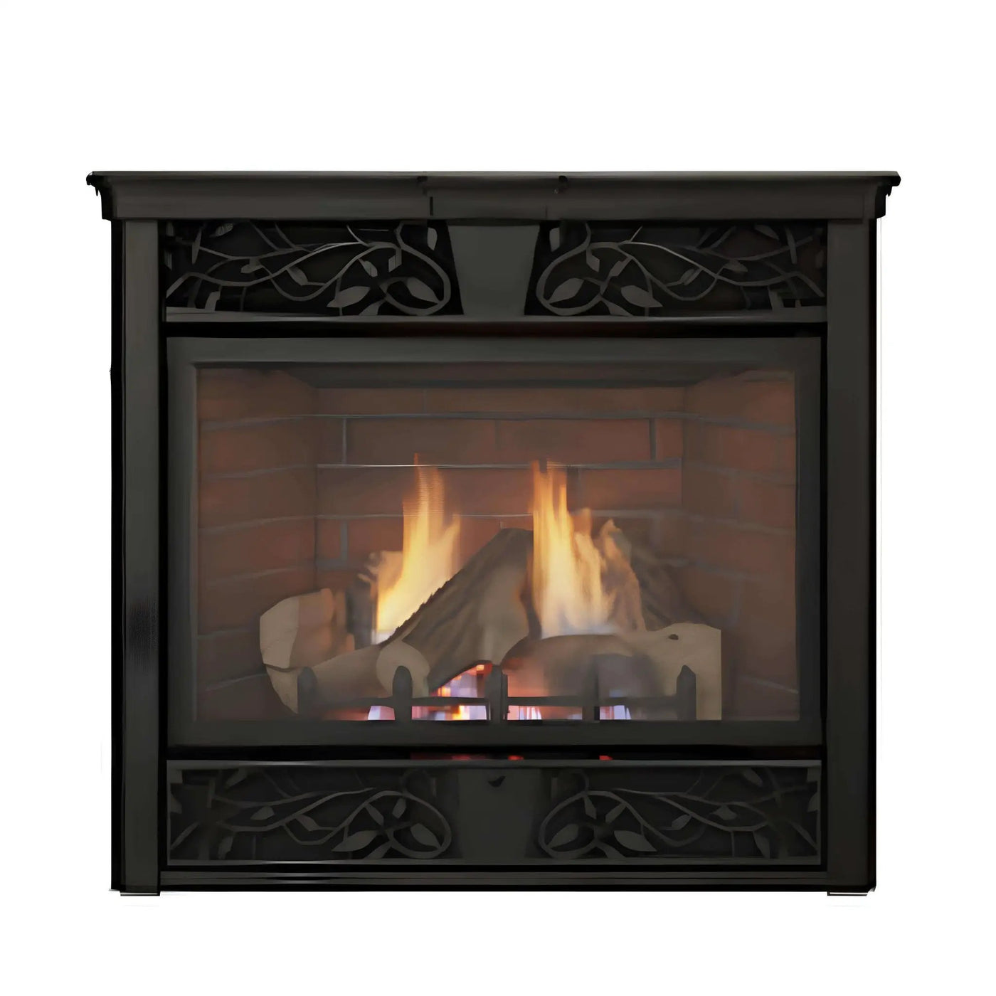 Monessen Symphony 32-Inch Vent-Free Traditional Fireplace With Control System [VFC32L] (SAK87014) by SAKSBY WHOLESALE
