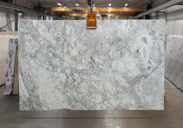 Monte Blanc Polished Quartzite Slab Random