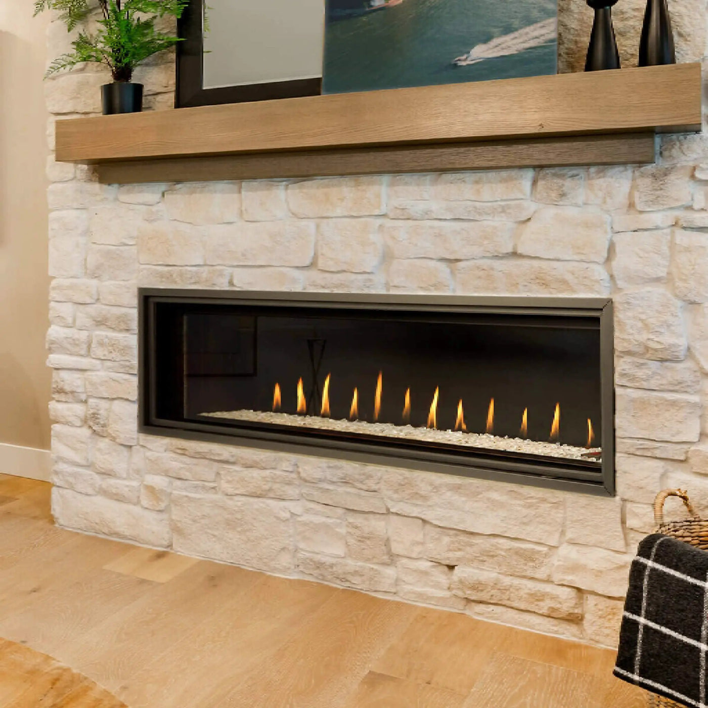 Montigo DelRay Linear Direct Vent Natural Gas Fireplace [DRL36/48/6013NI] (SAK31245) by SAKSBY WHOLESALE