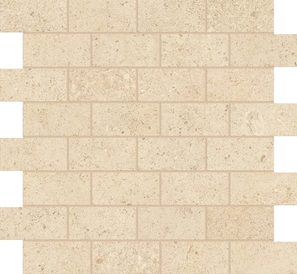 Mood Dune Mosaic J Limestone Look Porcelain Mosaics 12x12