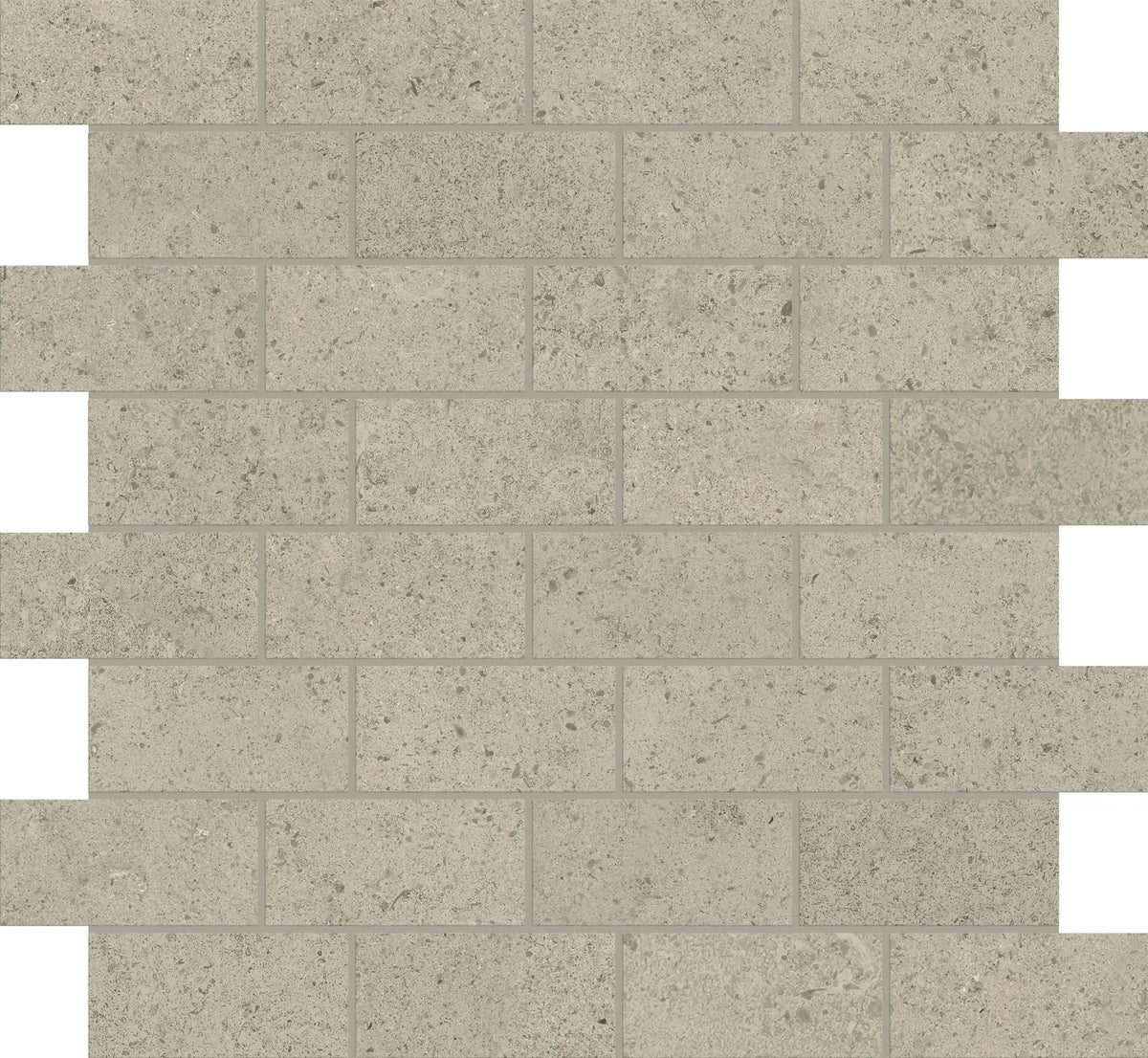 Mood Greige Bullnose Limestone Look Porcelain Moldings 3x24 by landmarkceramics